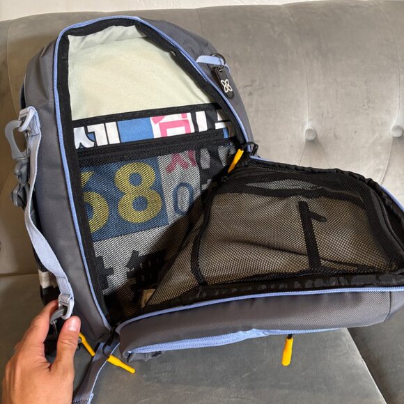 NWT Sherpani x REI Co-op Anti-Theft Convertible Backpack Gray/Blue Women - Picture 7 of 13